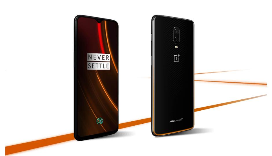 This is an image of a OnePlus 6T Mclaren Edition